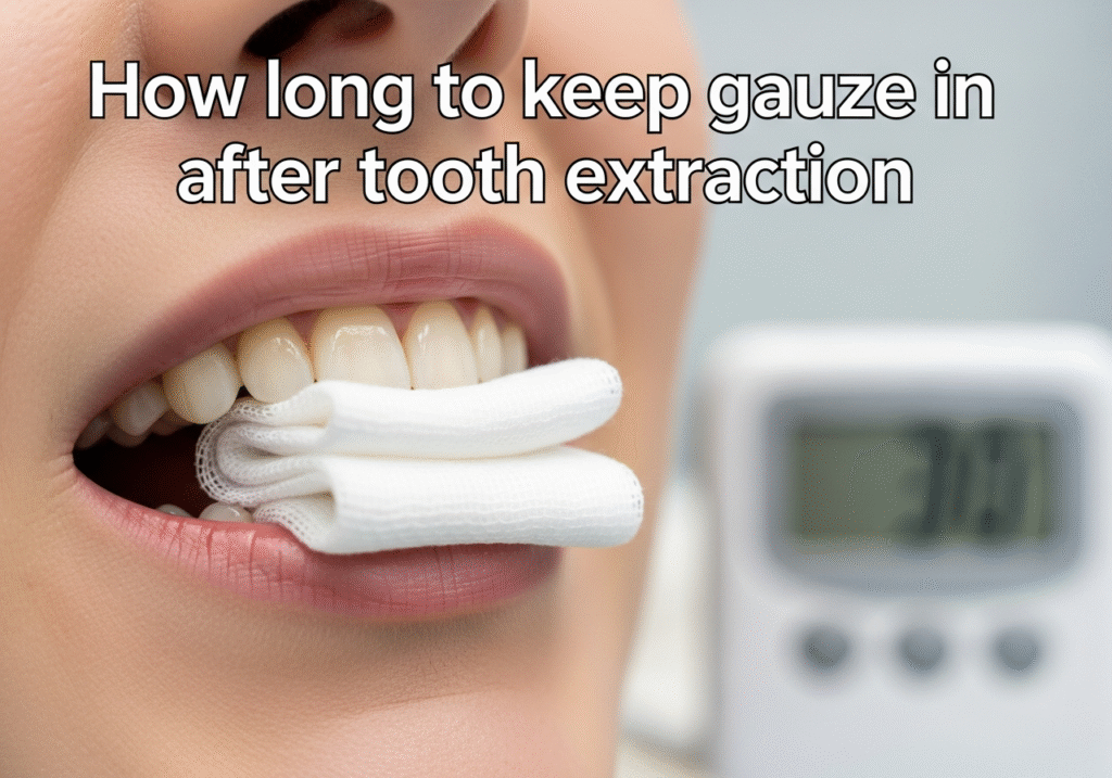 When to Stop Using Gauze After Wisdom Tooth Extraction
