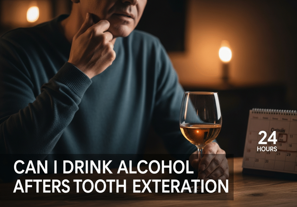 Can I Drink Alcohol 24 Hours After Tooth Extraction
