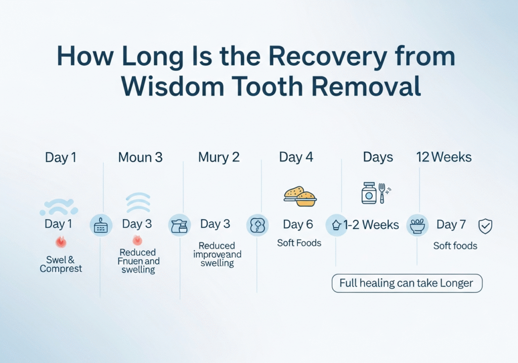 How Long Is the Recovery from Wisdom Tooth Removal