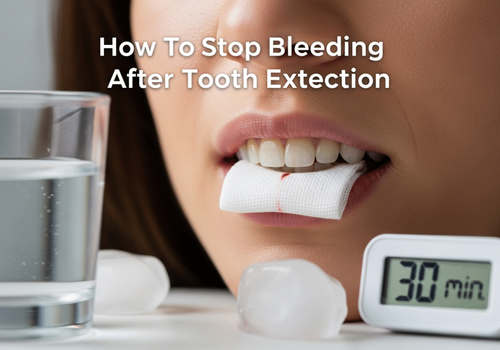 How To Stop Bleeding After Tooth Extraction