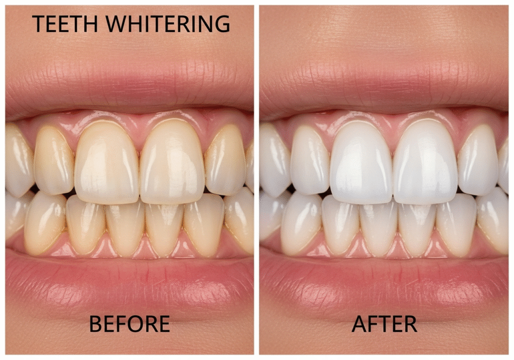 Teeth Whitening Before and After