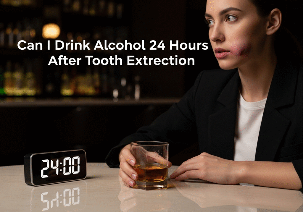 Can I Drink Alcohol 24 Hours After Tooth Extraction