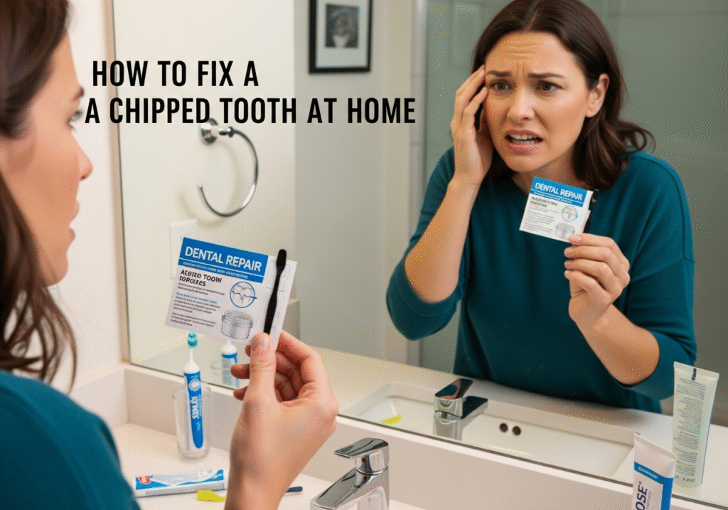 How to Fix A Chipped Tooth At Home
