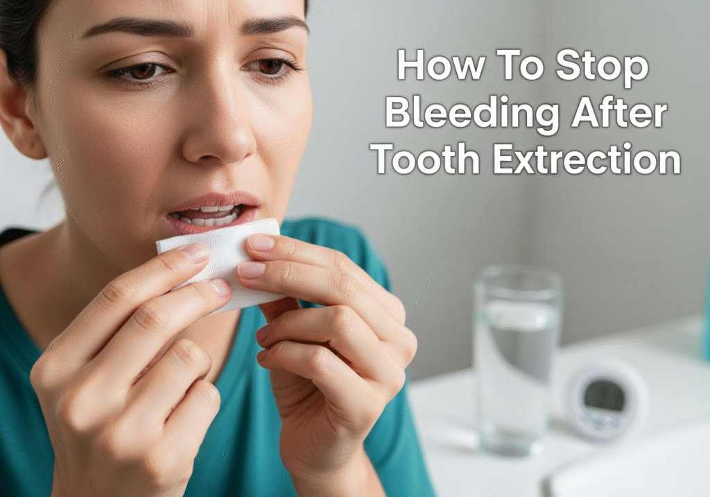 How To Stop Bleeding After Tooth Extraction